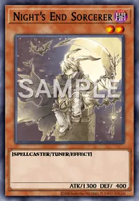 Night's End Sorcerer, Yu-Gi-Oh! card, DARK