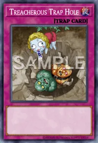 Treacherous Trap Hole, Yu-Gi-Oh! card, TRAP