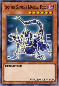 Ido the Supreme Magical Force, Yu-Gi-Oh! card, DARK