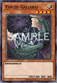 Fabled Gallabas, Yu-Gi-Oh! card, LIGHT