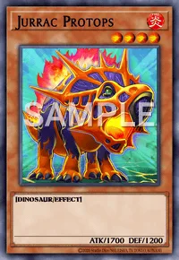 Jurrac Protops, Yu-Gi-Oh! card, FIRE