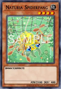 Naturia Spiderfang, Yu-Gi-Oh! card, EARTH