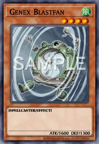 Genex Blastfan, Yu-Gi-Oh! card, WIND