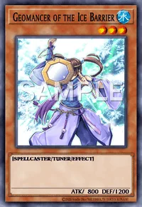 Geomancer of the Ice Barrier, Yu-Gi-Oh! card, WATER