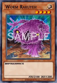 Worm Rakuyeh, Yu-Gi-Oh! card, LIGHT