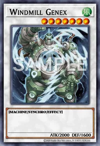 Windmill Genex, Yu-Gi-Oh! card, WIND