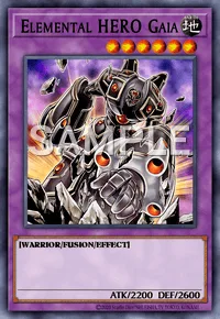 Elemental HERO Gaia, Yu-Gi-Oh! card, EARTH