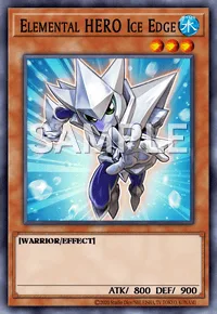 Elemental HERO Ice Edge, Yu-Gi-Oh! card, WATER