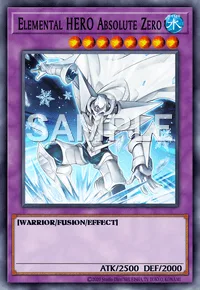 Elemental HERO Absolute Zero, Yu-Gi-Oh! card, WATER