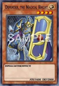 Defender, the Magical Knight, Yu-Gi-Oh! card, LIGHT