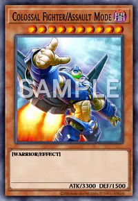 Colossal Fighter/Assault Mode, Yu-Gi-Oh! card, DARK