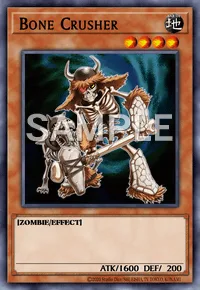 Bone Crusher, Yu-Gi-Oh! card, EARTH