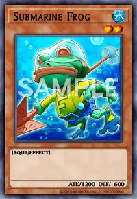 Submarine Frog, Yu-Gi-Oh! card, WATER
