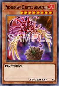 Phoenixian Cluster Amaryllis, Yu-Gi-Oh! card, FIRE