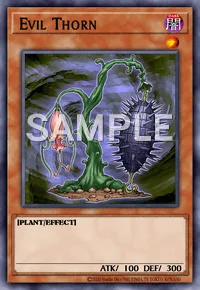 Evil Thorn, Yu-Gi-Oh! card, DARK