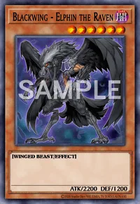 Blackwing - Elphin the Raven, Yu-Gi-Oh! card, DARK