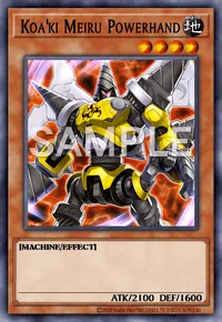 Koa'ki Meiru Powerhand, Yu-Gi-Oh! card, EARTH