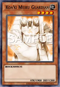 Koa'ki Meiru Guardian, Yu-Gi-Oh! card, EARTH