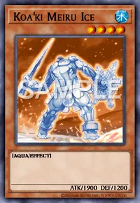 Koa'ki Meiru Ice, Yu-Gi-Oh! card, WATER