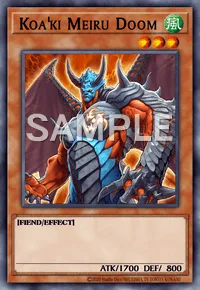 Koa'ki Meiru Doom, Yu-Gi-Oh! card, WIND