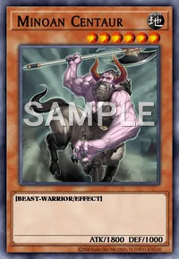 Minoan Centaur, Yu-Gi-Oh! card, EARTH