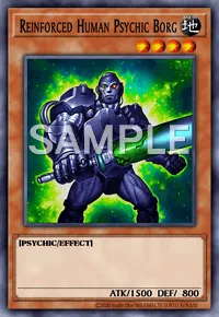 Reinforced Human Psychic Borg, Yu-Gi-Oh! card, EARTH