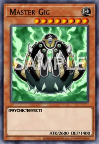 Master Gig, Yu-Gi-Oh! card, EARTH