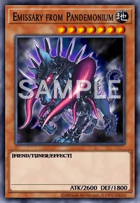 Emissary from Pandemonium, Yu-Gi-Oh! card, EARTH