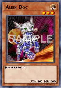 Alien Dog, Yu-Gi-Oh! card, LIGHT