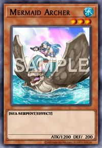 Mermaid Archer, Yu-Gi-Oh! card, WATER