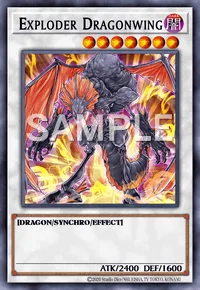 Exploder Dragonwing, Yu-Gi-Oh! card, DARK