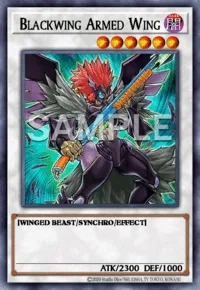 Blackwing Armed Wing, Yu-Gi-Oh! card, DARK
