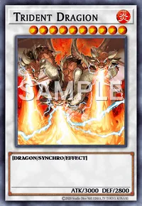 Trident Dragion, Yu-Gi-Oh! card, FIRE
