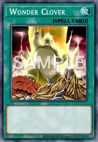 Wonder Clover, Yu-Gi-Oh! card, SPELL