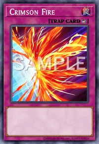 Crimson Fire, Yu-Gi-Oh! card, TRAP