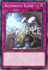 Automatic Laser, Yu-Gi-Oh! card, TRAP