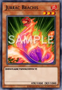 Jurrac Brachis, Yu-Gi-Oh! card, FIRE