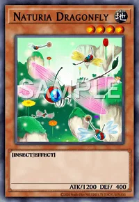 Naturia Dragonfly, Yu-Gi-Oh! card, EARTH