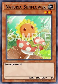 Naturia Sunflower, Yu-Gi-Oh! card, EARTH