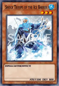 Shock Troops of the Ice Barrier, Yu-Gi-Oh! card, WATER