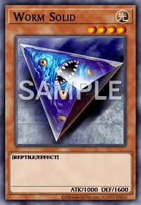 Worm Solid, Yu-Gi-Oh! card, LIGHT