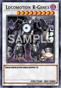 Locomotion R-Genex, Yu-Gi-Oh! card, DARK