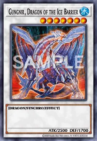 Gungnir, Dragon of the Ice Barrier, Yu-Gi-Oh! card, WATER