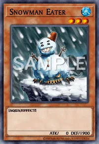 Snowman Eater, Yu-Gi-Oh! card, WATER