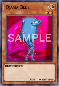 Ojama Blue, Yu-Gi-Oh! card, LIGHT