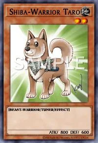 Shiba-Warrior Taro, Yu-Gi-Oh! card, EARTH