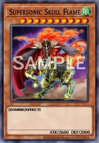 Supersonic Skull Flame, Yu-Gi-Oh! card, WIND