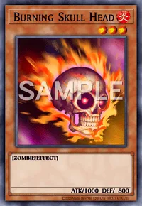 Burning Skull Head, Yu-Gi-Oh! card, FIRE