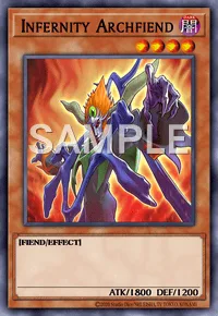 Infernity Archfiend, Yu-Gi-Oh! card, DARK