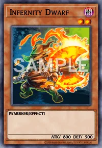 Infernity Dwarf, Yu-Gi-Oh! card, DARK